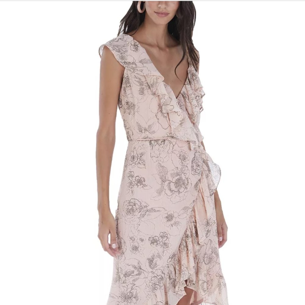 ALLISON  New York Women's Floral Wrap Dress